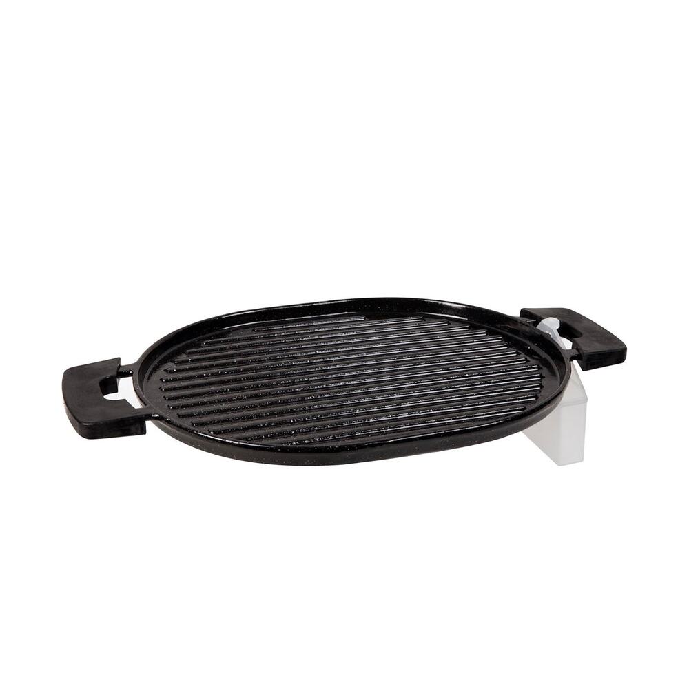 NUWAVE Cast Iron Grill With Enameled Non-Stick Coating, 16.3" x 10.4" x 0.7"